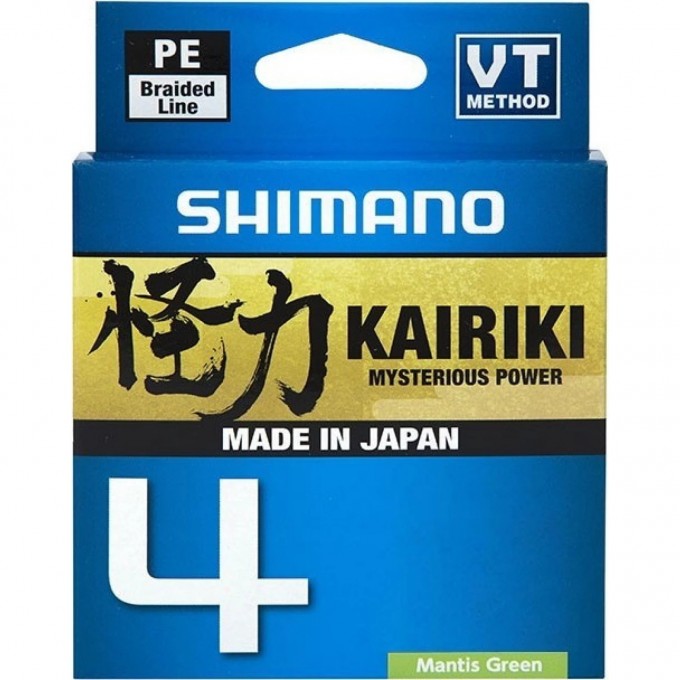 Леска плетёная SHIMANO KAIRIKI 4 PE 150 м разноцветная 0.06 мм 4.4 кг LDM54TE0606015M